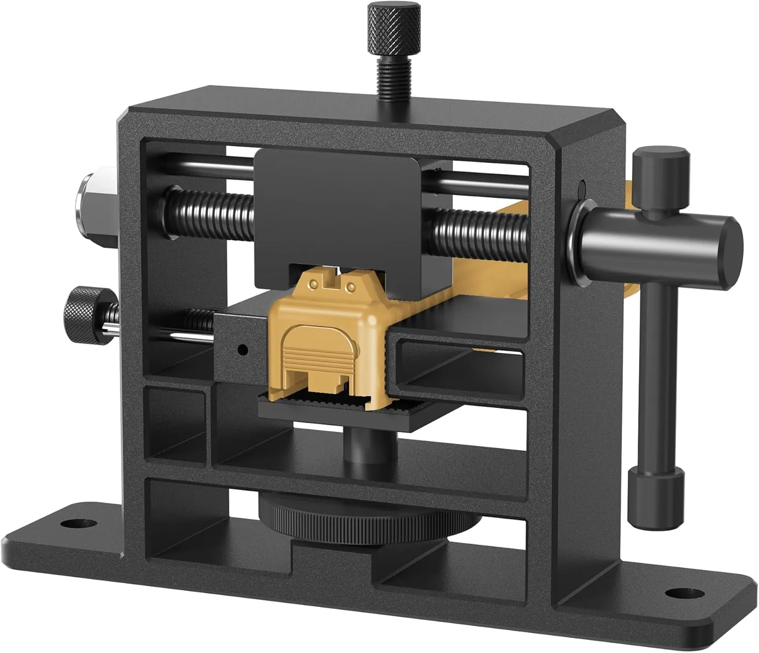 Universal Heavy Duty Sight Pusher for Handguns Front Rear Sight Removal and Adjustment with Adjustable Base, Compatible with Square Slides